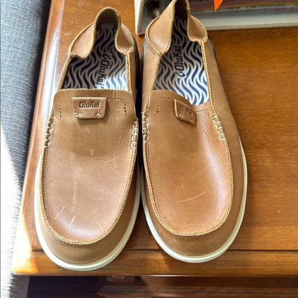 OluKai | Shoes | Olukai Tan Loafers Slipons Casual Comfort  display picture 2